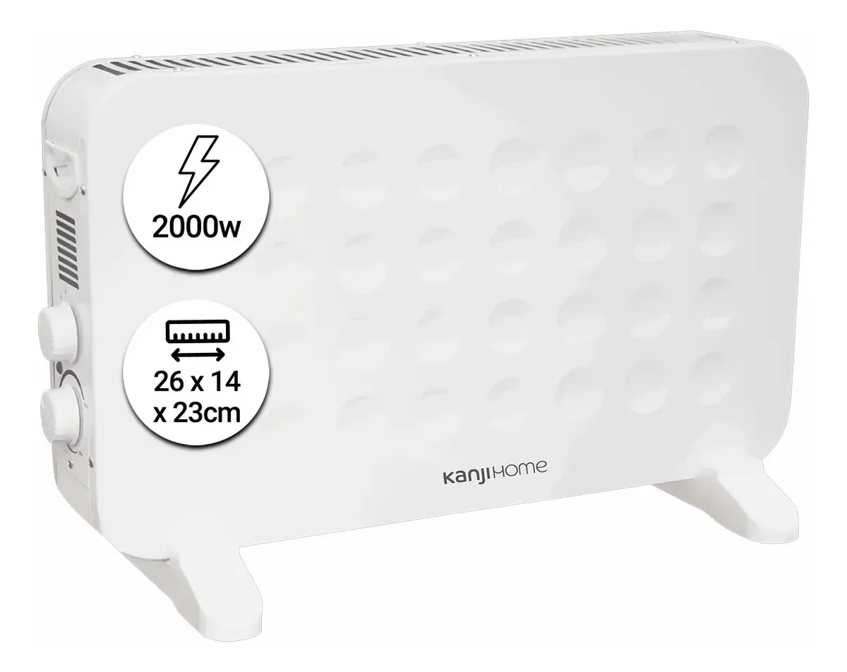 Aquecedor elétrico Kanjihome Aquecedor elétrico 2000w Kjh-ch120 branco