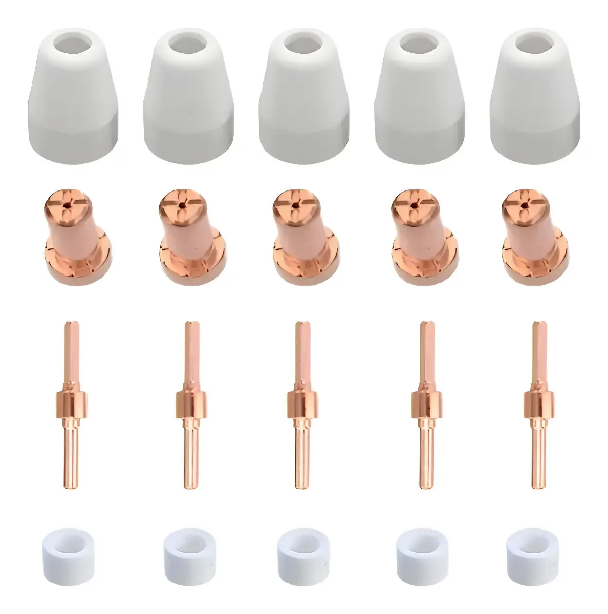 Kit de consumíveis para cortador a plasma Wolfer WOLFER-PT31-CONSUMABLES-KIT5 de 20 peças