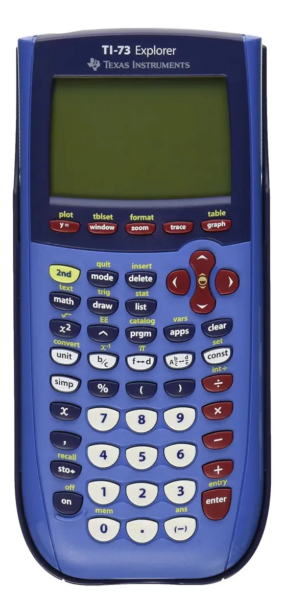 Calculadora gráfica Texas Instruments Ti-73 Explorer em verde escuro