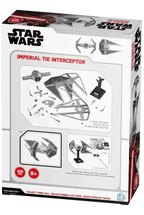 Quebra-cabeças Star Wars Tiem/em Interceptor Fighter Paper
