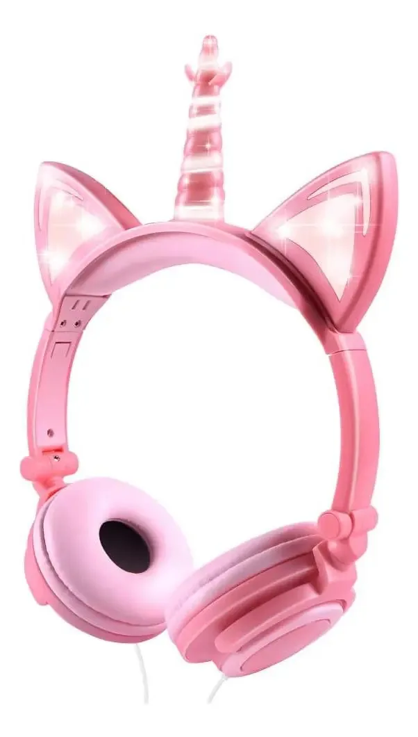 Fones de ouvido infantis Isightguard, fones de ouvido Unicorn