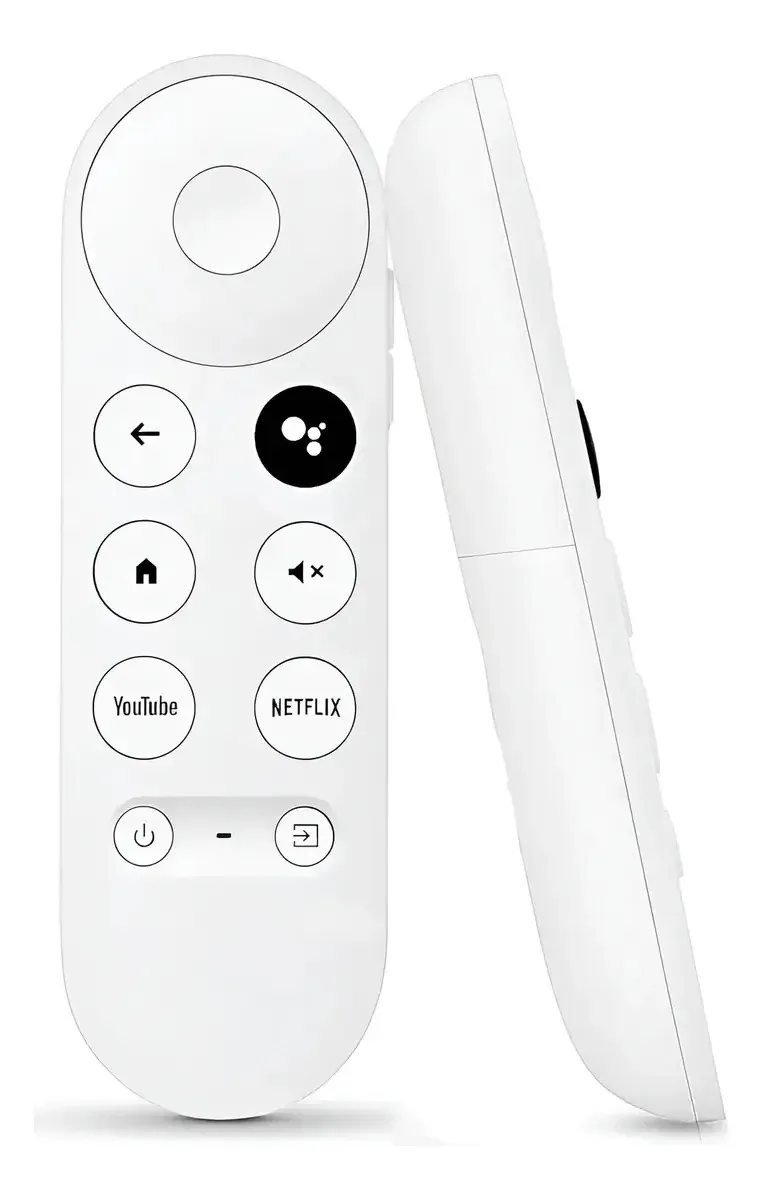 Controle Remoto Por Voz Para Google Chromecast 4 Gen Hd E 4k Branco