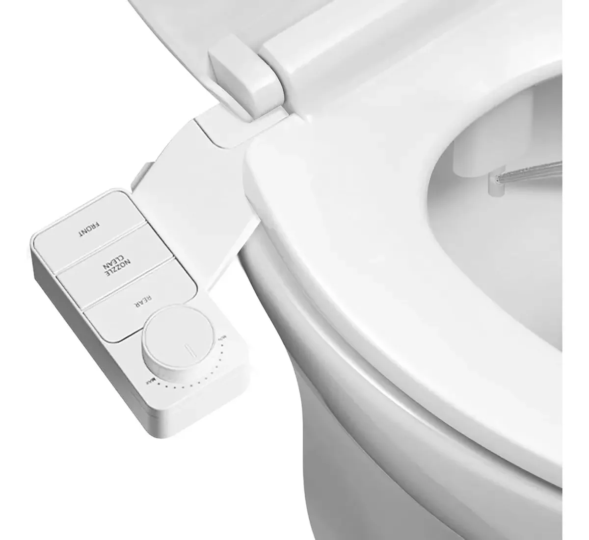 Acessório de bidê sanitário de 3 modos, fácil de instalar, branco