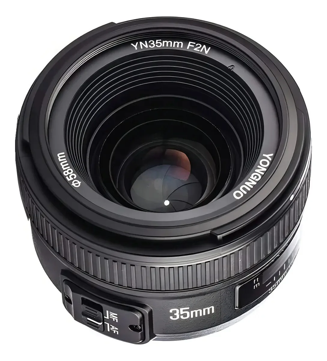 Lente Yongnuo YN35mm F2 1:2 Af/Mf para câmeras Nikon D