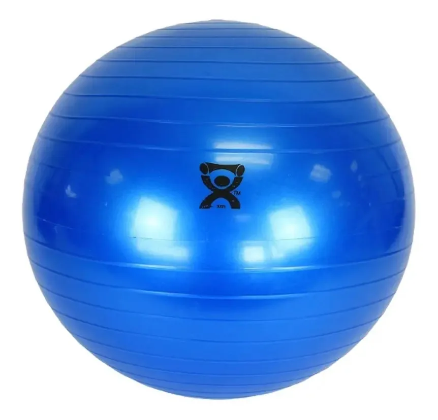 Bola azul para exercícios ou reabilitação de 85 cm