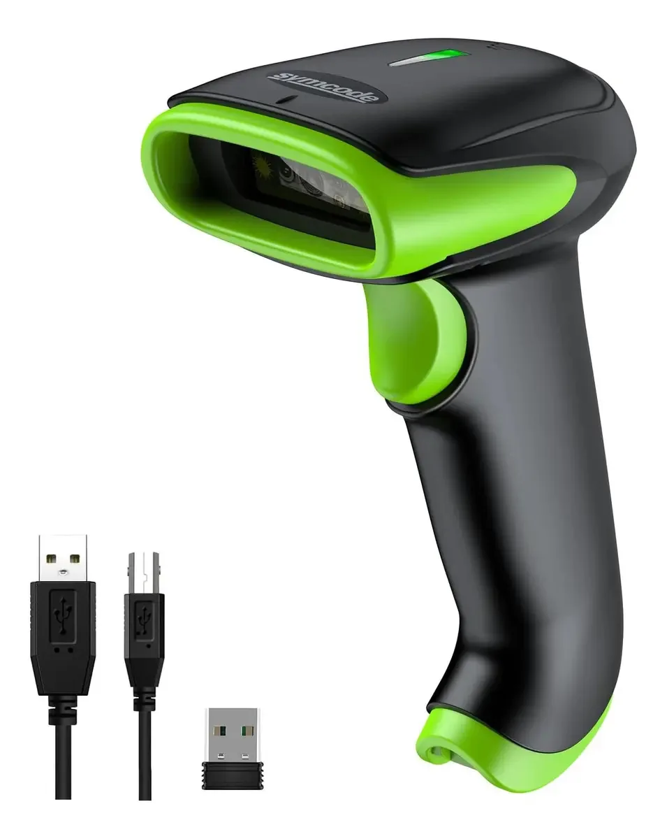 Scanner de código de barras Bluetooth sem fio Symcode, B