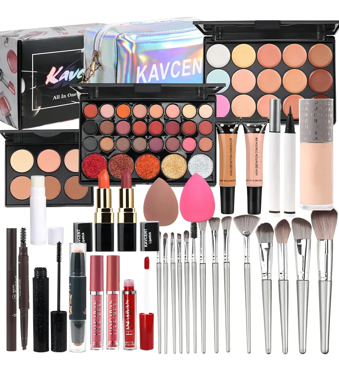 Kit de maquiagem para mulheres, kit de maquiagem completo para mulheres