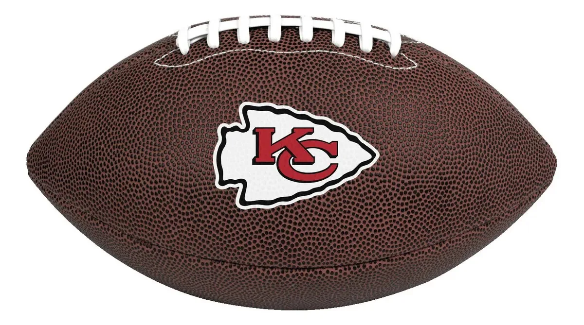 Bola de Futebol Americano Rawlings NFL Air It Out, Tamanho Juvenil, Kansas City Chiefs