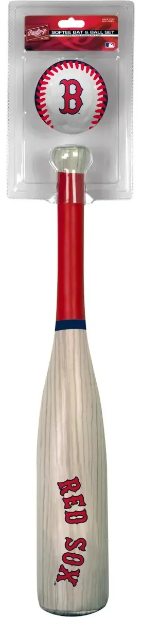 Bastão de brinquedo e bola de beisebol para crianças Rawlings Red Sox