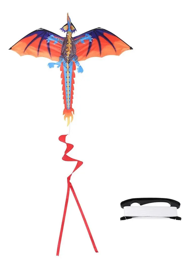 Brinquedo esportivo adulto 3D Kite Dragon Kite Flying Kite Glider para presente de primavera e verão