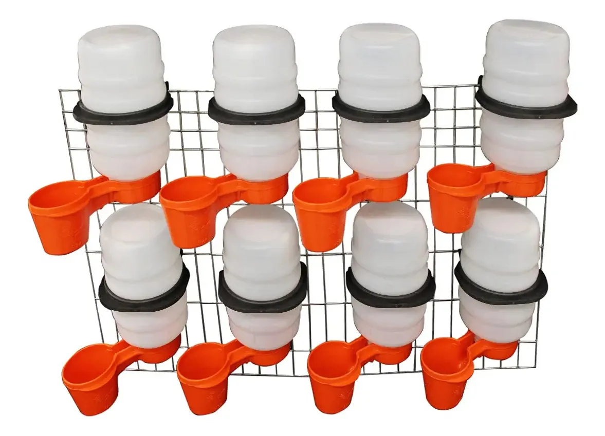 Sephnos Bebedouro Vitrolero Para Galos De Combate E Galinhas 8 Peças Comfort