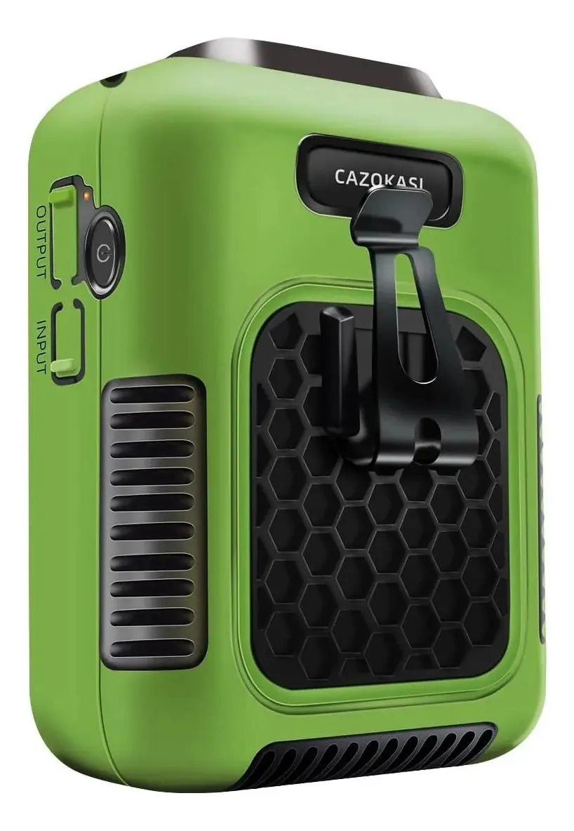 Ventilador portátil CAZOKASI G60 - cor verde