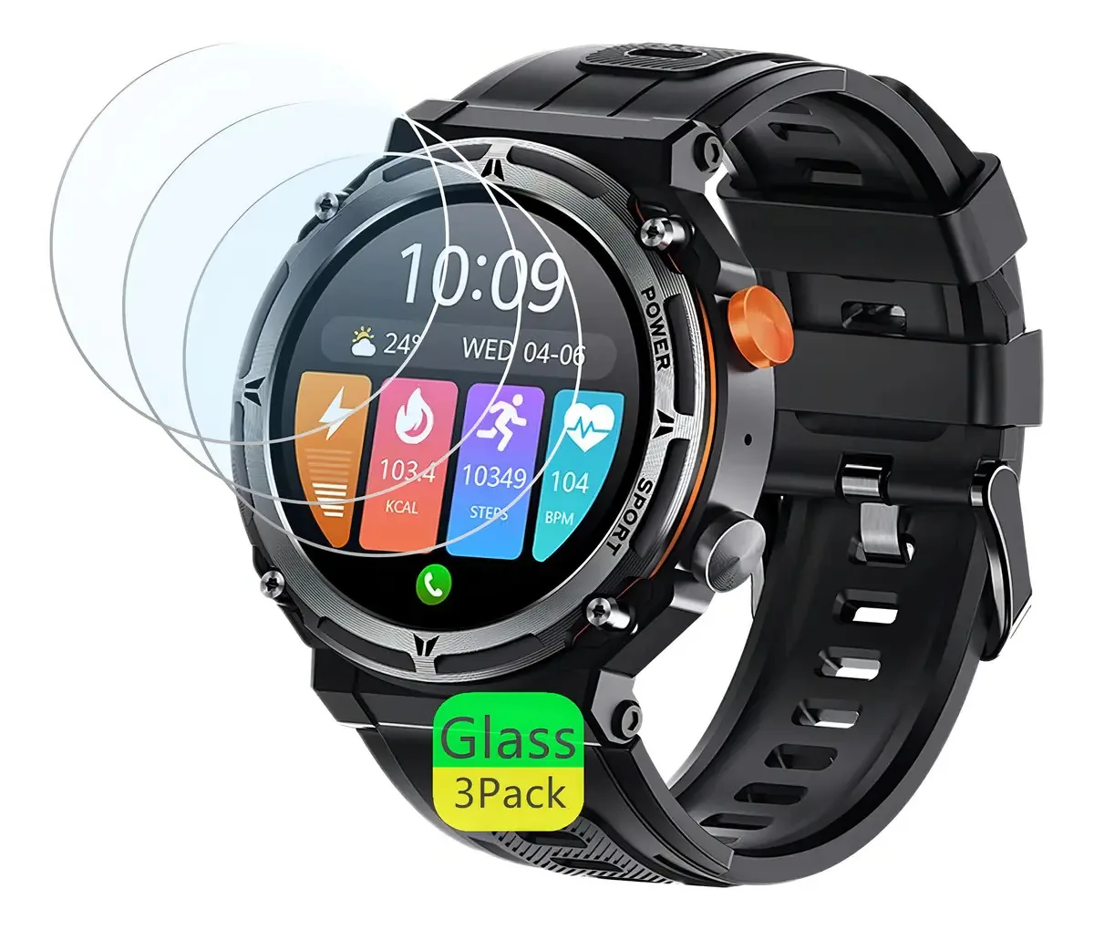 Protetor de tela Aemus Military Smartwatch P