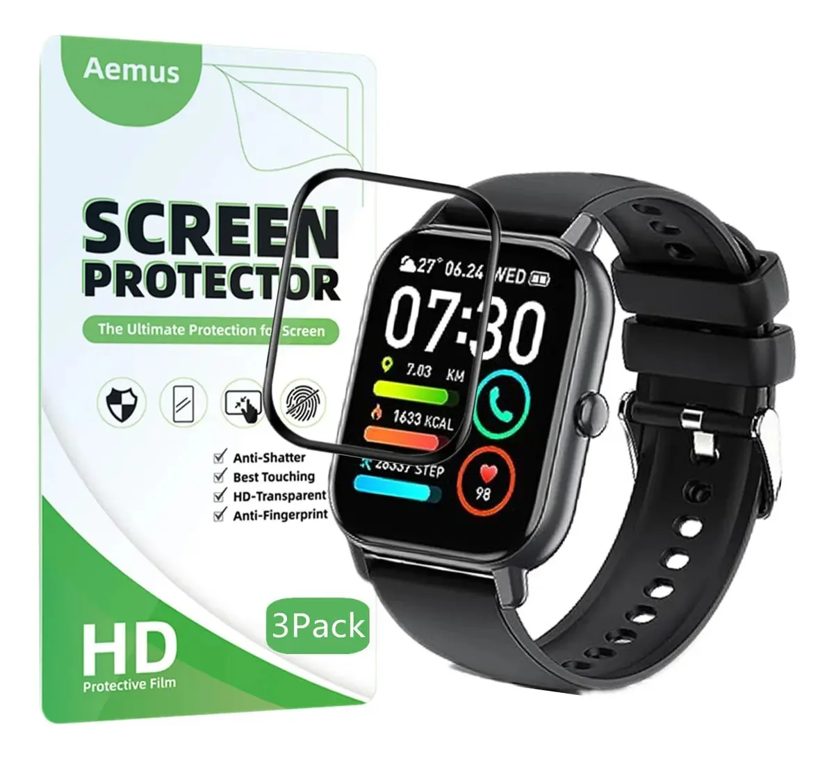 Protetor de tela Aemus Ddidbi P66d Smartwatch