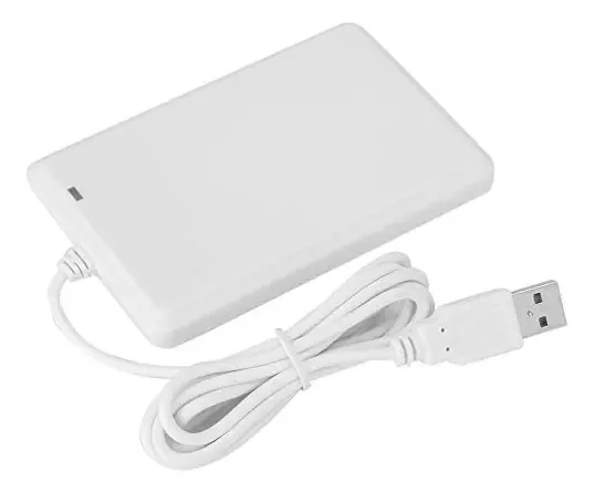 Leitor de Cartão RFID IC/Cartão de Identificação Sem Contato USB Sem Driver Necessário Conecta-se ao Computador e Telefone Móvel (Cartão de Identificação 125khz)