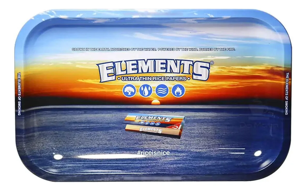 Bandeja de Metal Elements Média para Cigarros