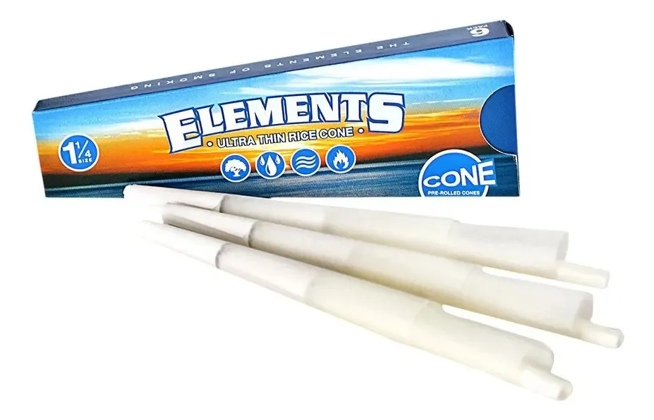 Cone Papel De Enrolar - 1 1/4 Elements Pre-rolled