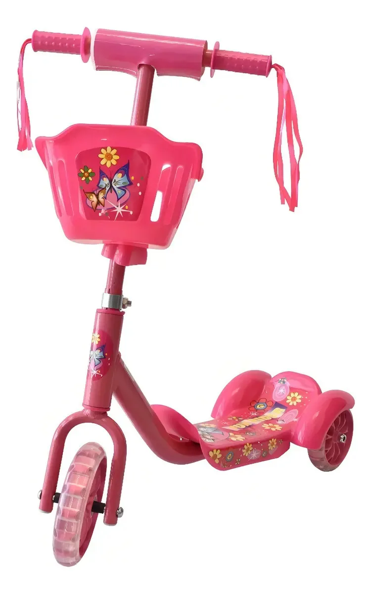 Scooter infantil Patin Del Diablo sem rosa claro