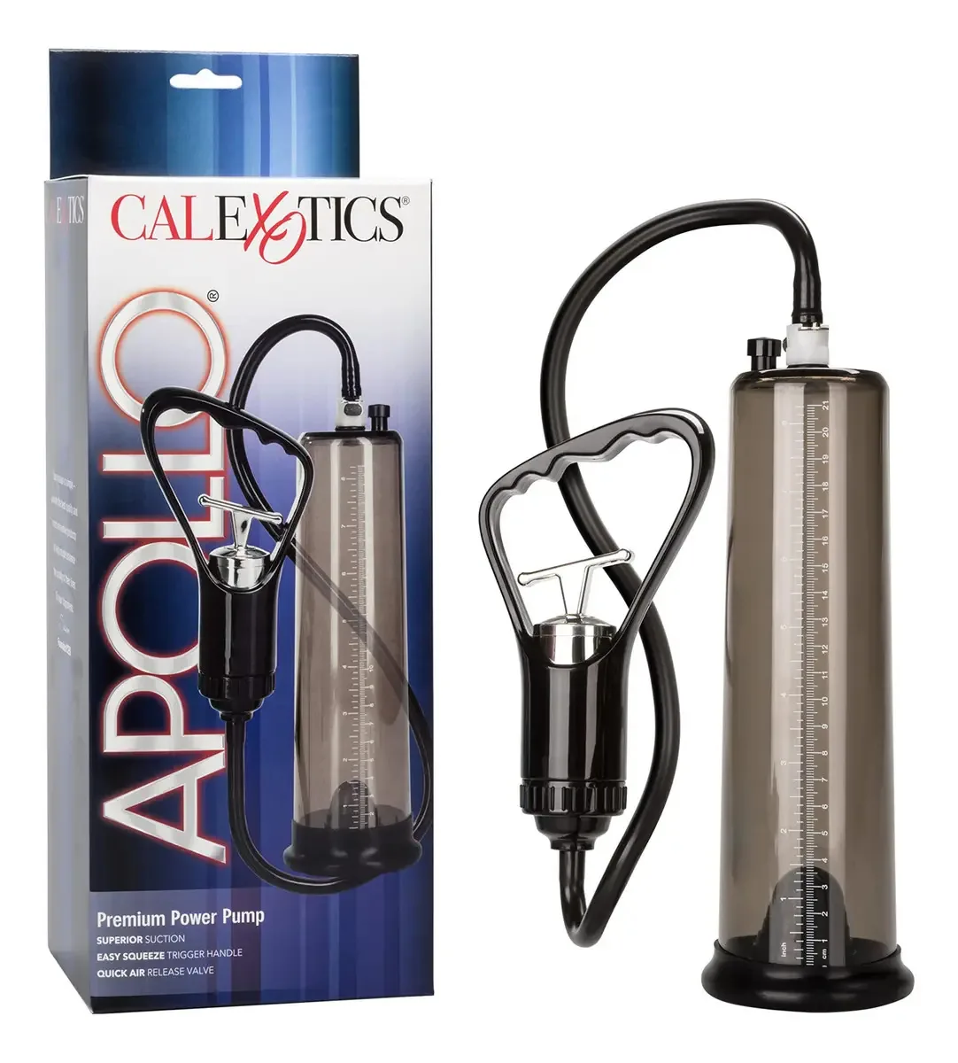 Bombas Elétricas Apollo Premium da California Exotic Novelties, Fumê