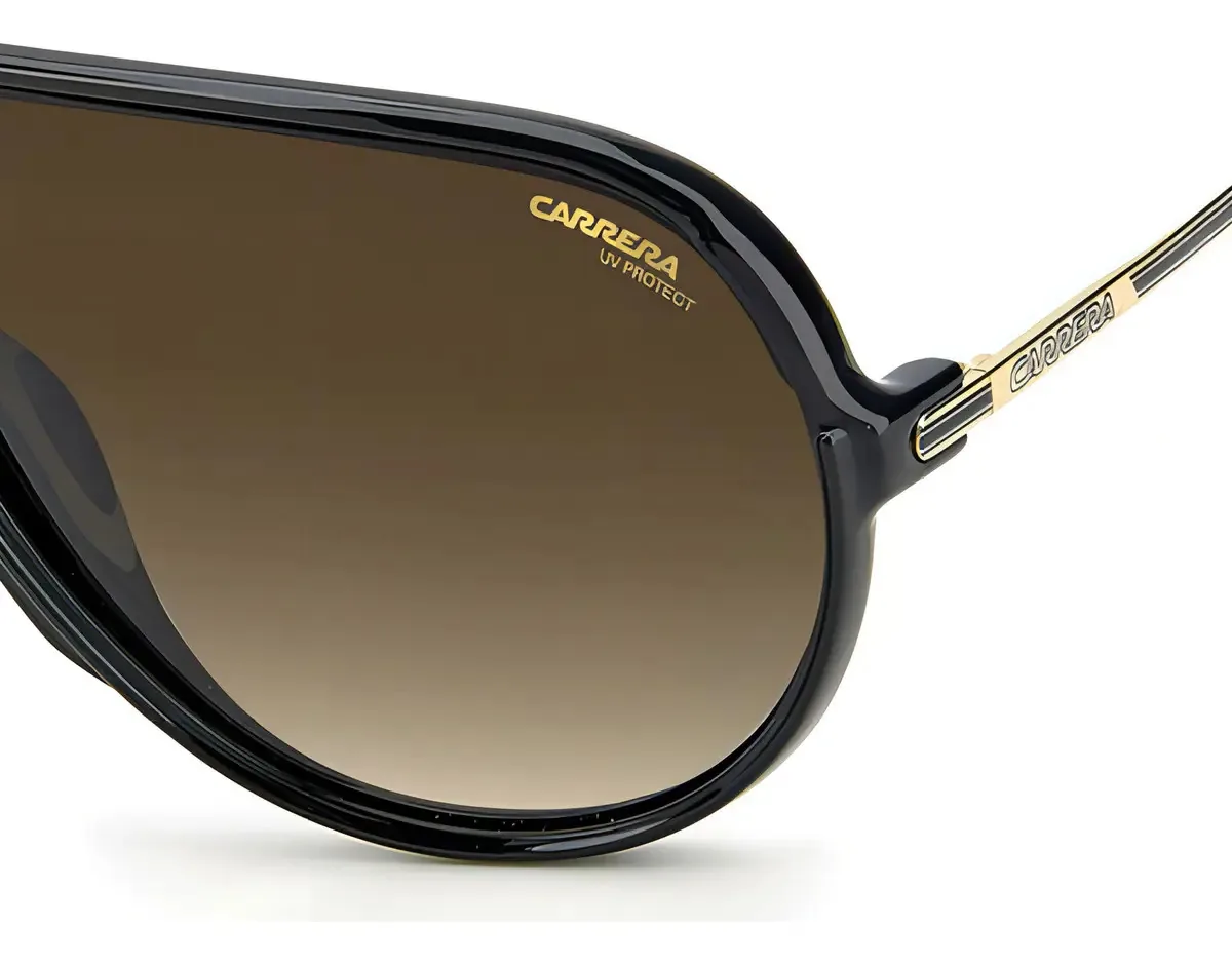 Lentes masculinas e femininas Carrera Lentes Carrera originais com design preto/azul