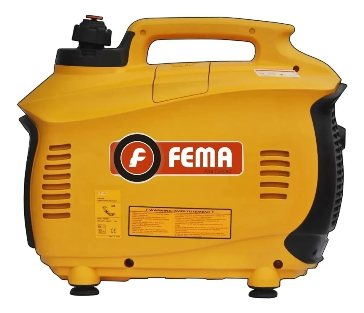 Gerador Fema Inverter Amarelo 800 W- 220v