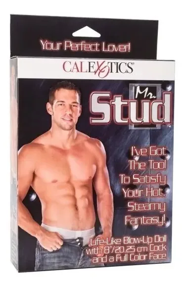 Boneca inflável Mr Stud com pênis inflável