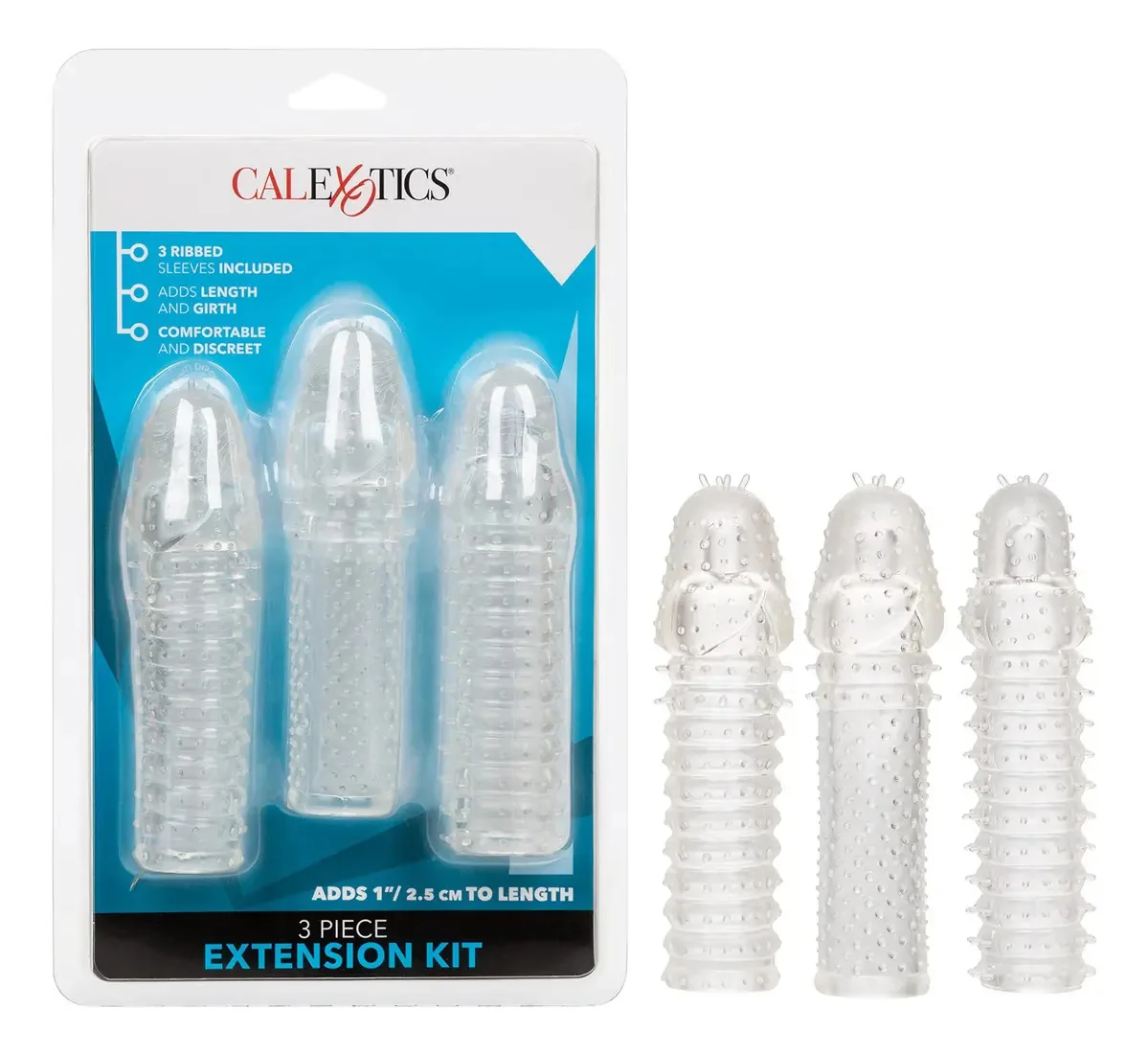 Kit de extensão multicolorido Calexotics Se-50-2 de 3 peças