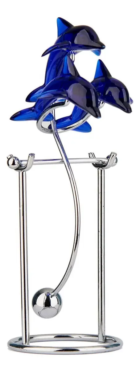 Brinquedo de descompressão Sunnytech Dolphins Ciné Art, cor azul