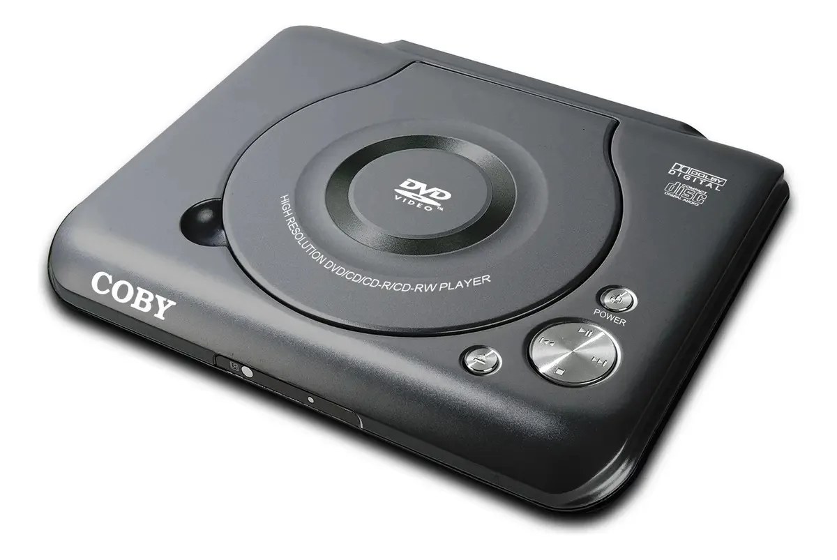 Reprodutor de DVD Coby Dvd209blk Ultra-compacto, Preto