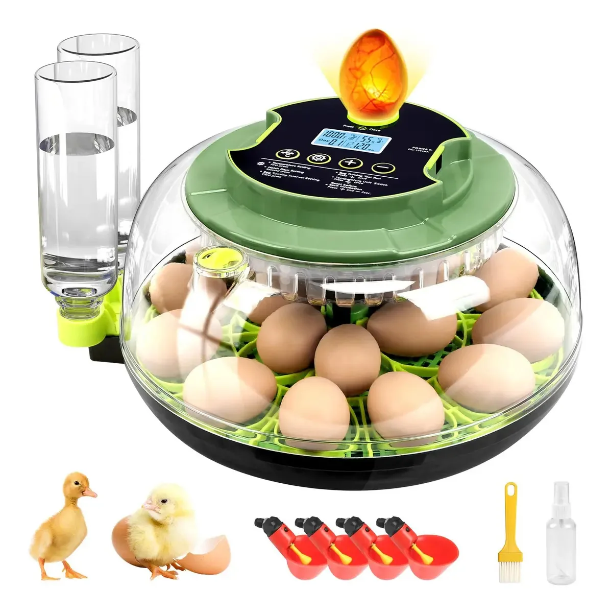 Agoddess 18 Incubadoras de ovos para incubação de ovos, incubação