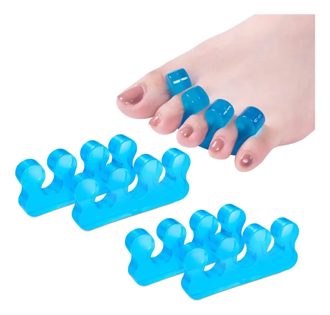 Separadores de dedos Zaxsota para esmaltes, kit de LED