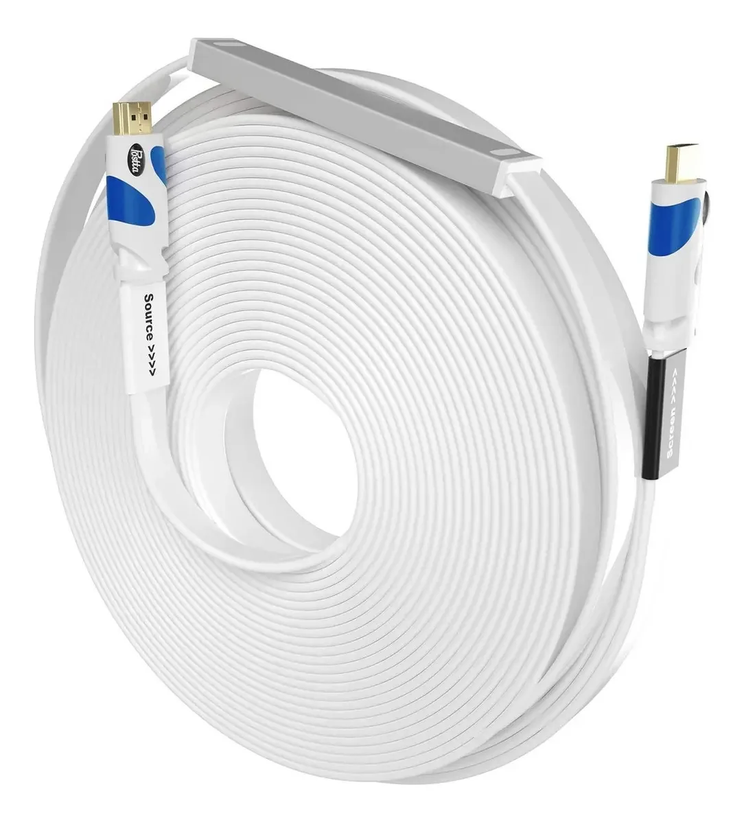 Cabo Hdmi Plano Postta Flat Hdmi 2.0 Suporte de cabo 4k Ultr