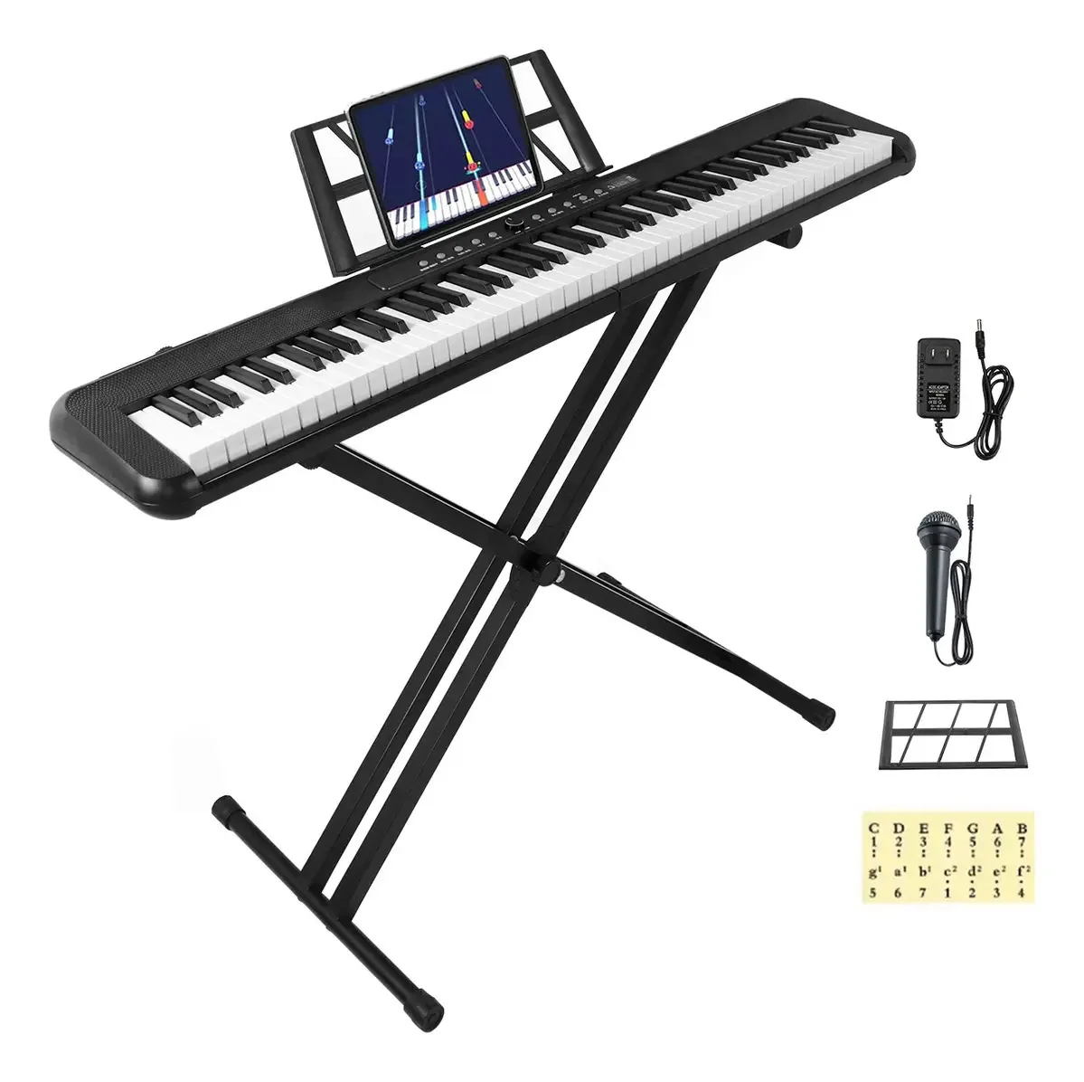 Teclados de piano digital 88 Teclado musical com Bluetooth