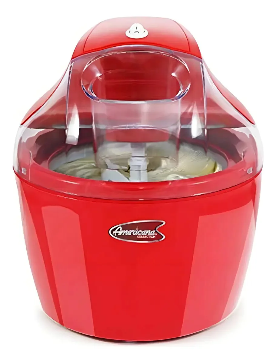 Máquina de sorvete elétrica automática, frequência máxima vermelha 60hz
