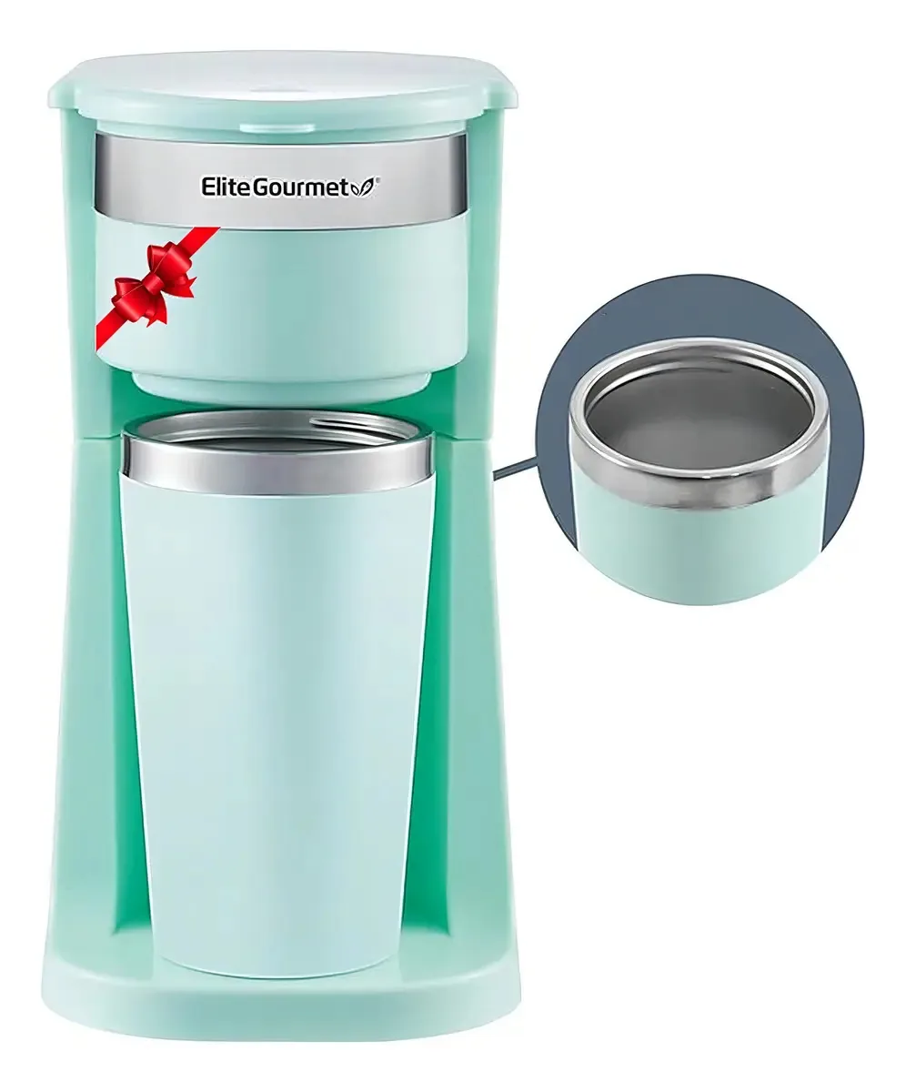 Cafeteira compacta pessoal única Elite Gourmet EHC117m