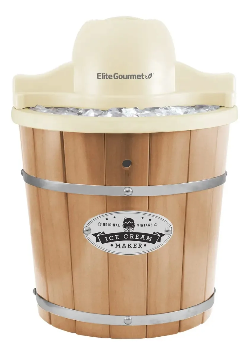 Máquina elétrica de iogurte congelado e sorvete, 4 litros