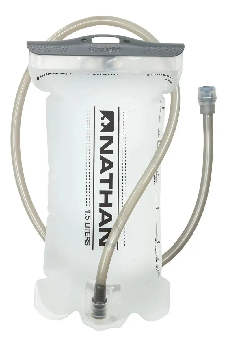 Bolsa de hidratação Nathan unissex de 1,5 e 15 litros, transparente, L Eu