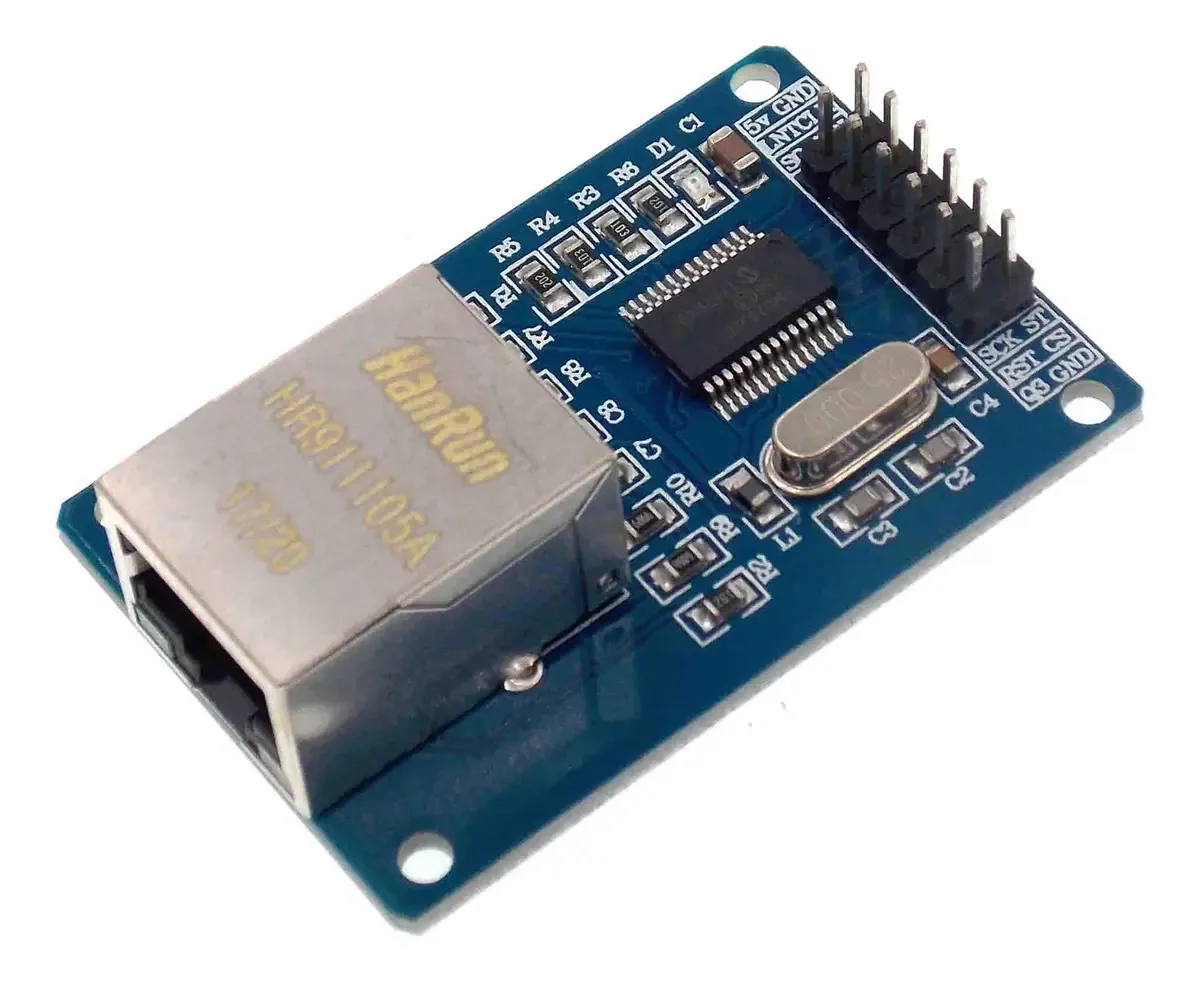 Módulo de rede de interface Spi Enc28j60 Módulo de rede Ethernet