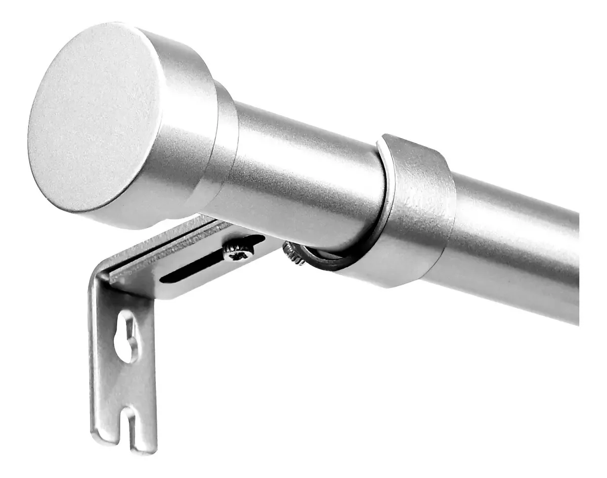 Varão extensível comprimento mínimo 80cm comprimento máximo 1.52m KKLUV KK-FK152 prateado
