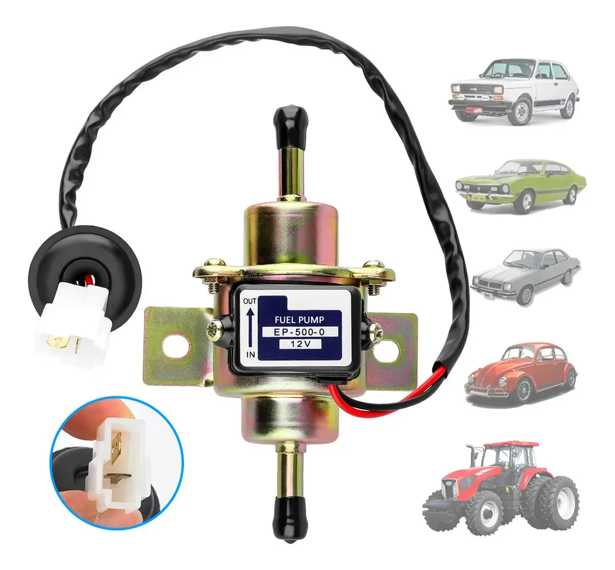 Reposição Bomba Elétrica Universal Carro Carburado Opala C10