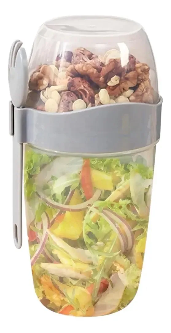 Recipiente para alimentos Lancheira Recipiente transparente para alimentos