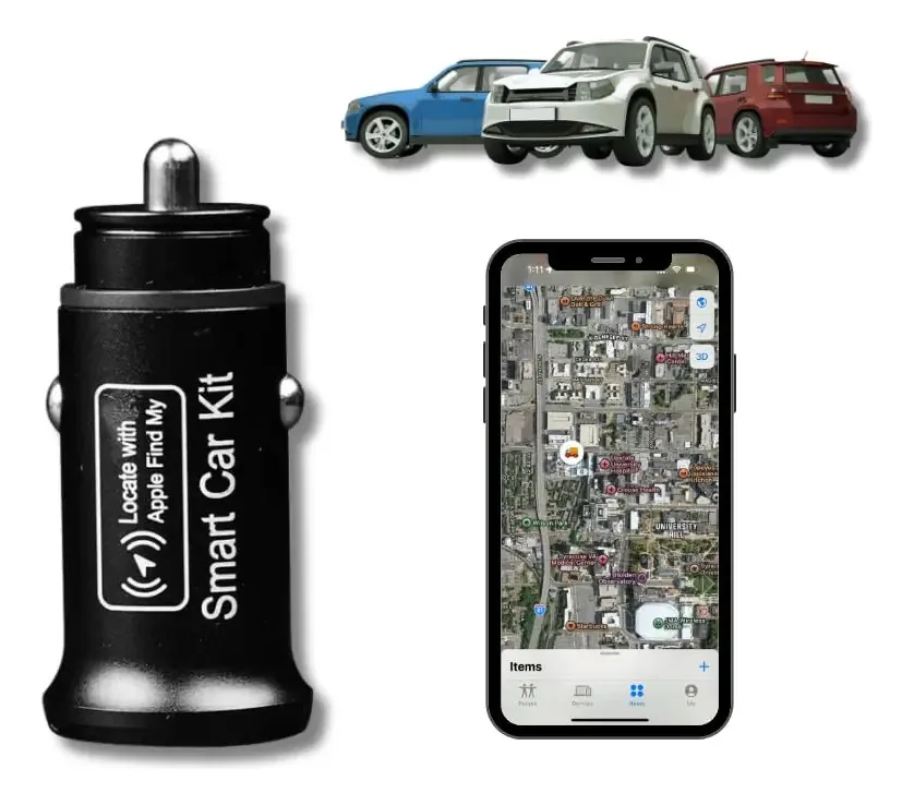 Carregador duplo para carro Accugps | Kit inteligente Ap20