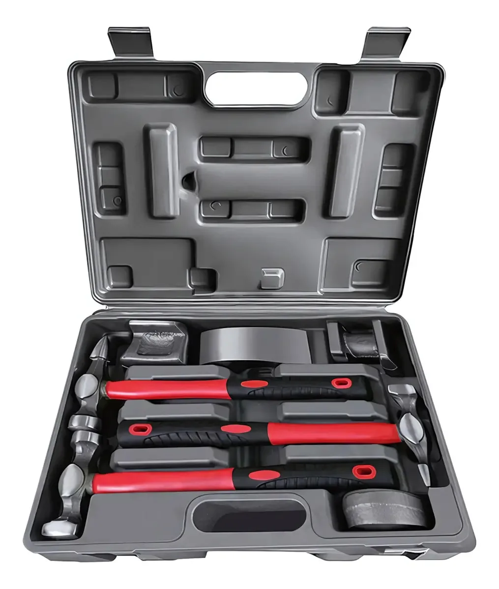 Kit de martelo Tin Rack, conjunto de 7 peças, martelo de aço Pxchg