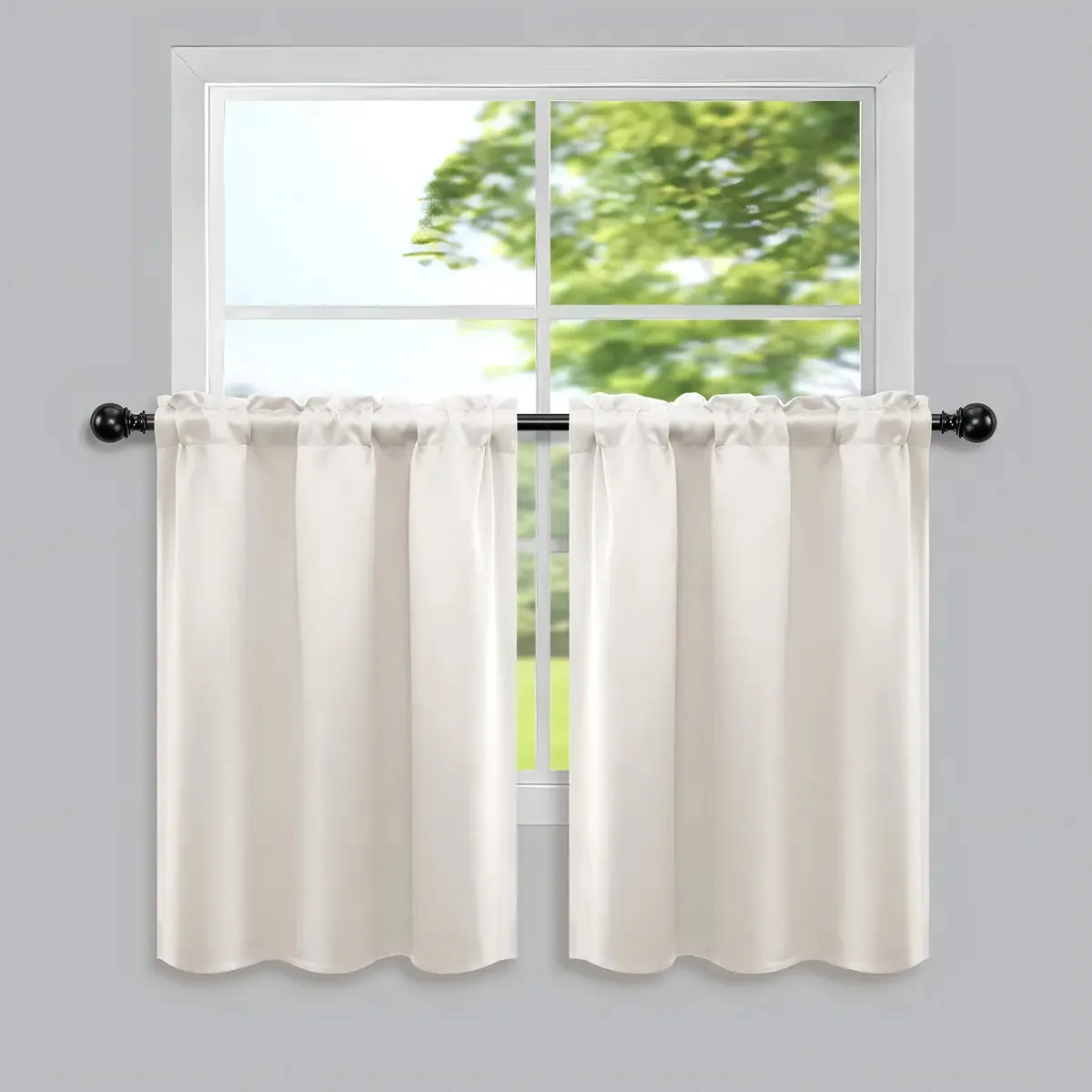 Mrs.naturall - Cortinas Opacas Para Ventanas Pequenas