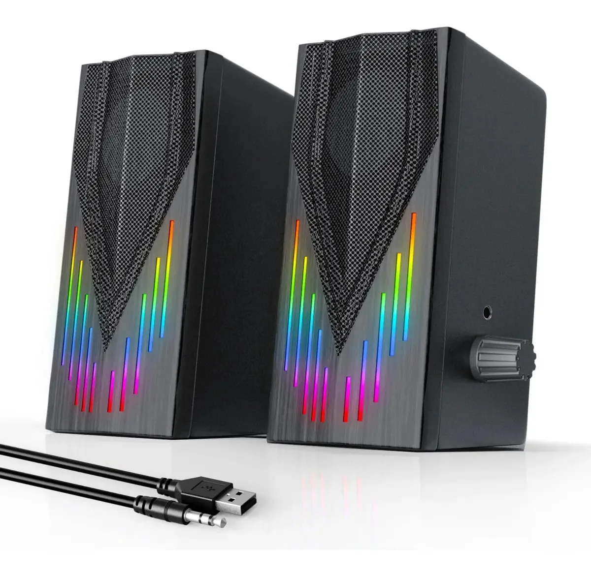 Alto-falantes USB Uakanat, alto-falantes de mesa de computador