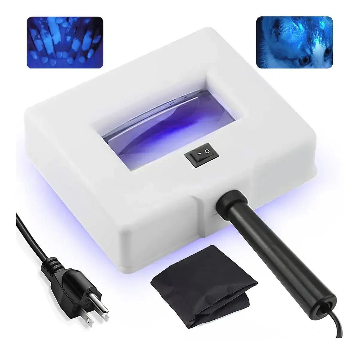Lâmpada UV de madeira para estética facial e corporal