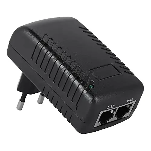 Sonew 48v 0.5a Poe Passivo Fonte De Alimentação Injetor Adaptador Ethernet Com Plugue De Parede Adequado Para Telefones Ip Voip, Câmeras, Ap E Mais(us)