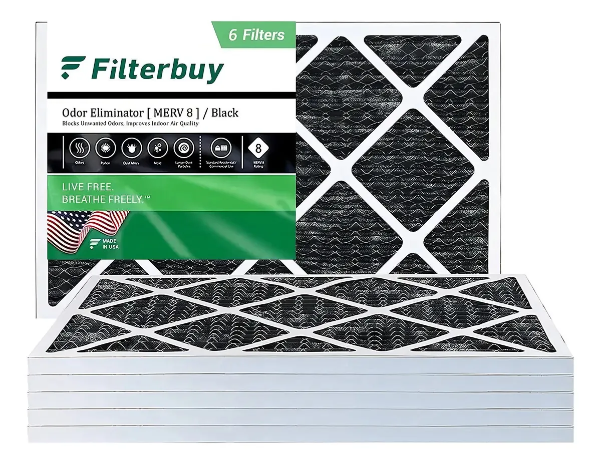 Filterbuy Filtro de ar Merv 8 12 x 20 x 1 Hvac plissado