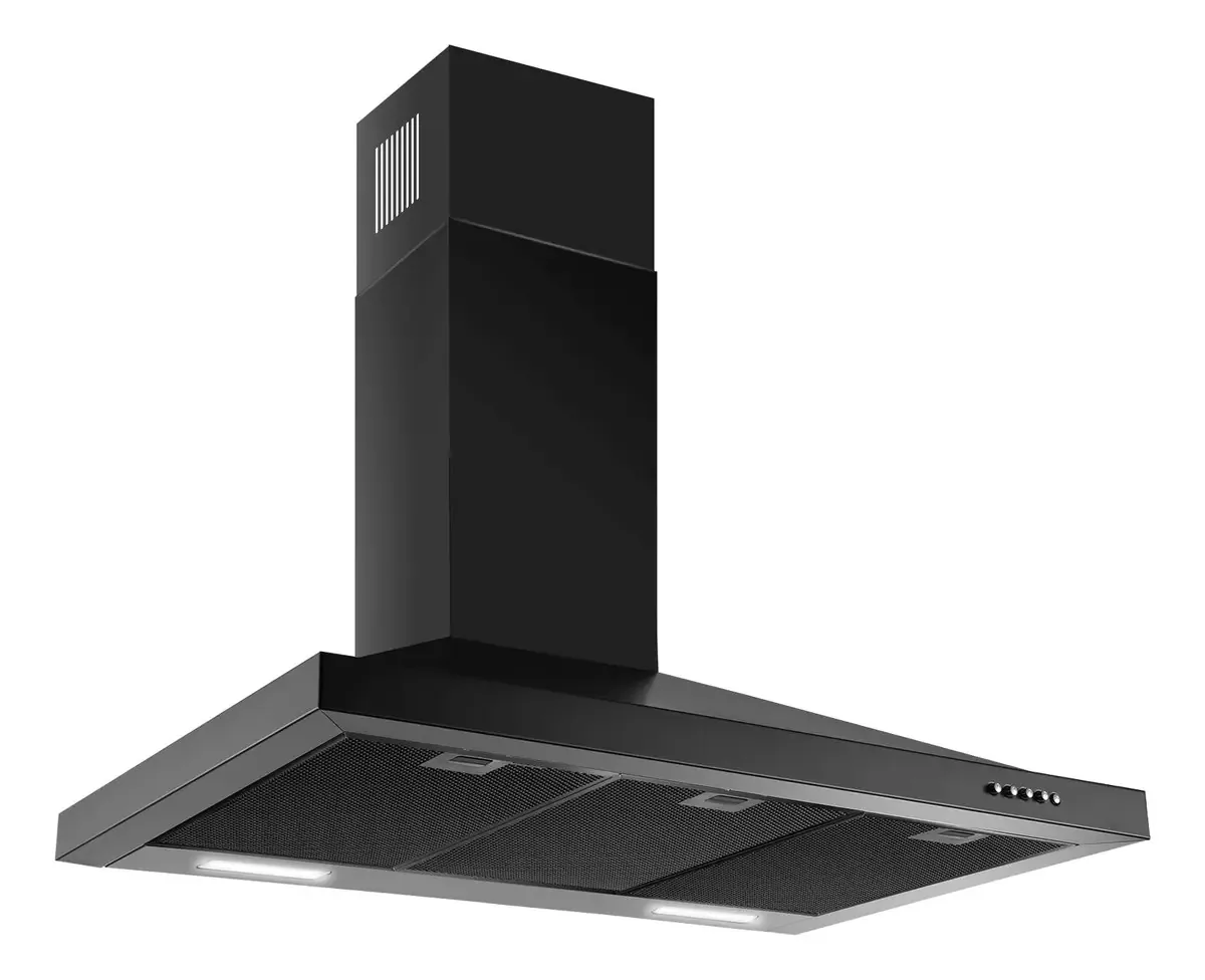 Exaustor preto Sandoas de 36 polegadas, Ext. Cor Preto