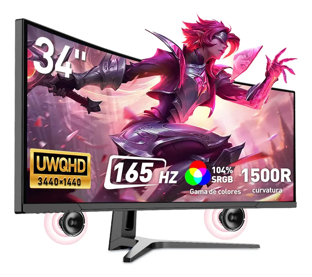 Monitor Gamer Curvo Iotwe 34" com 165Hz e FreeSync